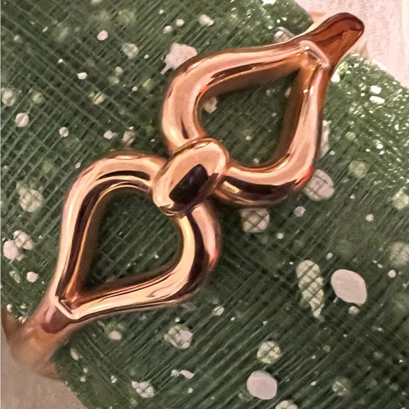 14K Gold Slip On Resin Core Bangle Bracelet - Picture 2 of 12